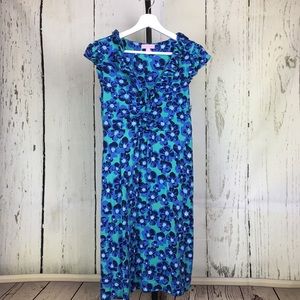 Lilly Pulitzer Clare Silk Jersey Dress Small